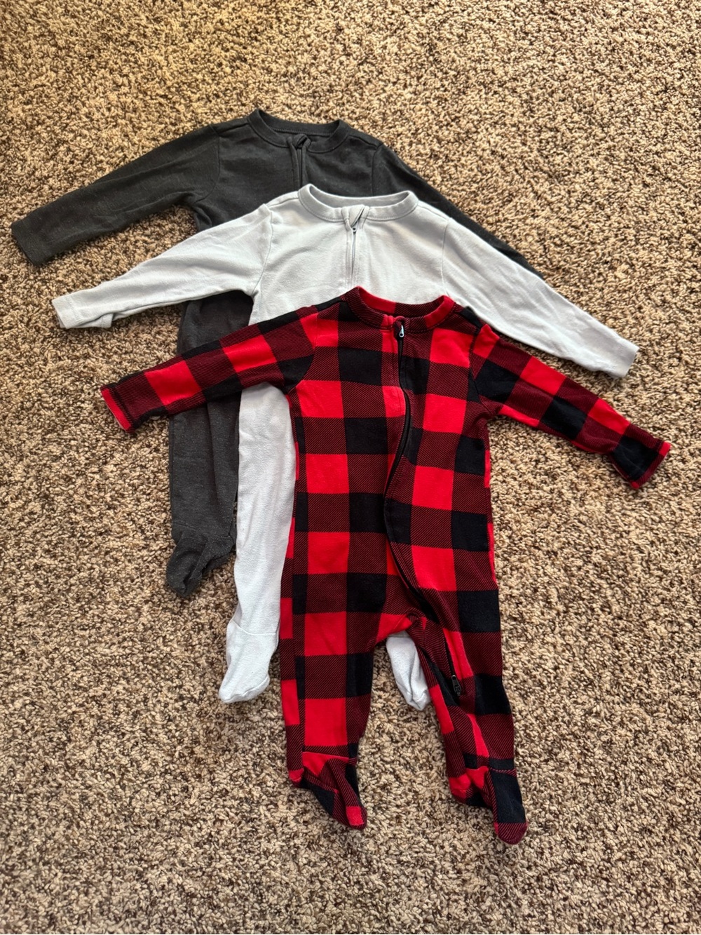 Old Navy Baby Footed Zipper Sleepers Pajamas